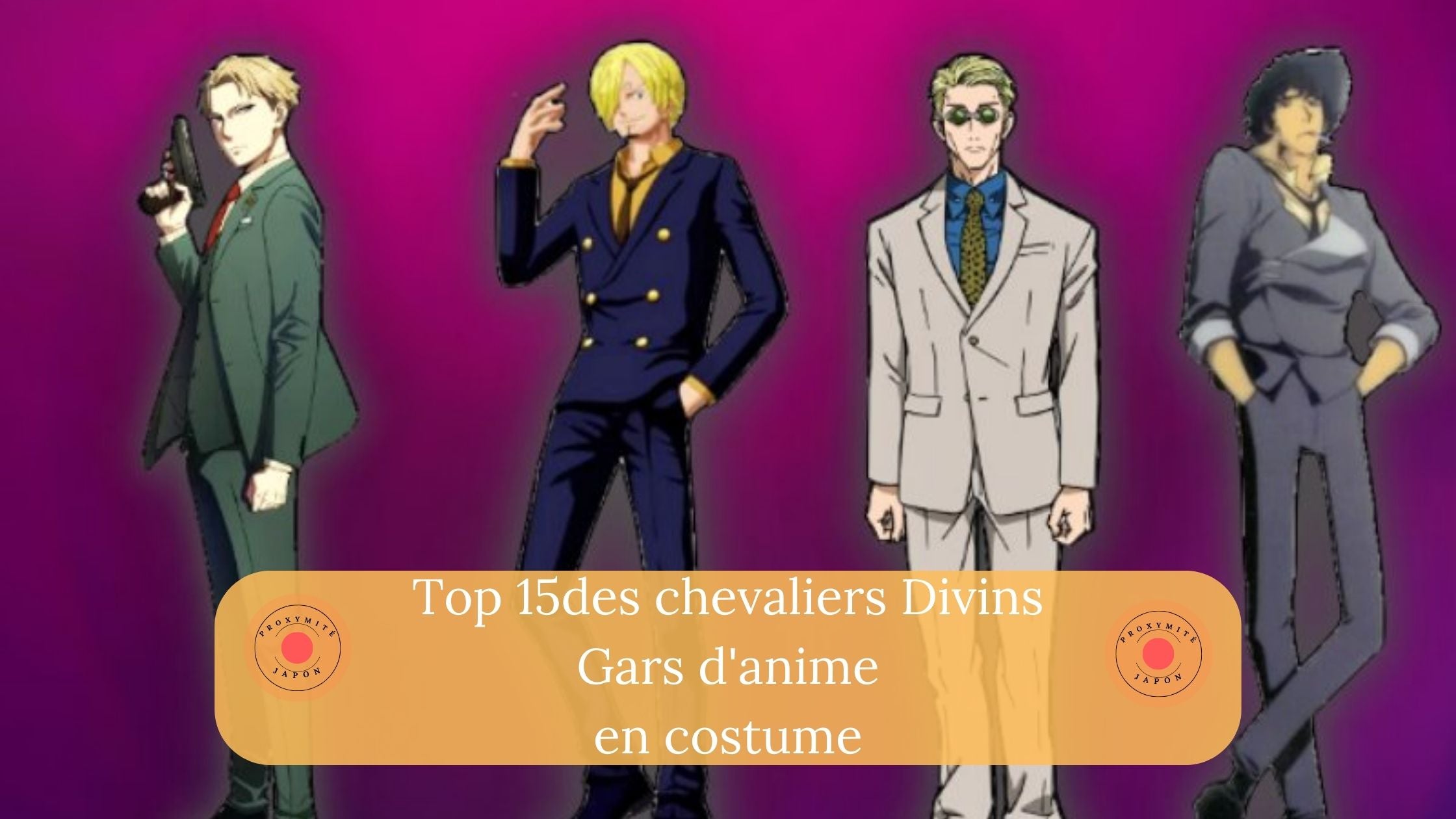 Top 15 Hottest Anime Guys With A Suit – Proxymite Japon