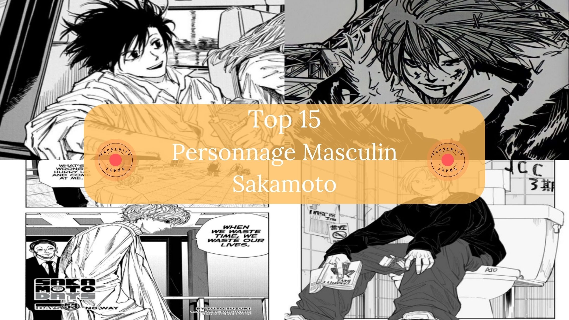 15 Most Handsome Sakamoto Male Characters – Proxymite Japon