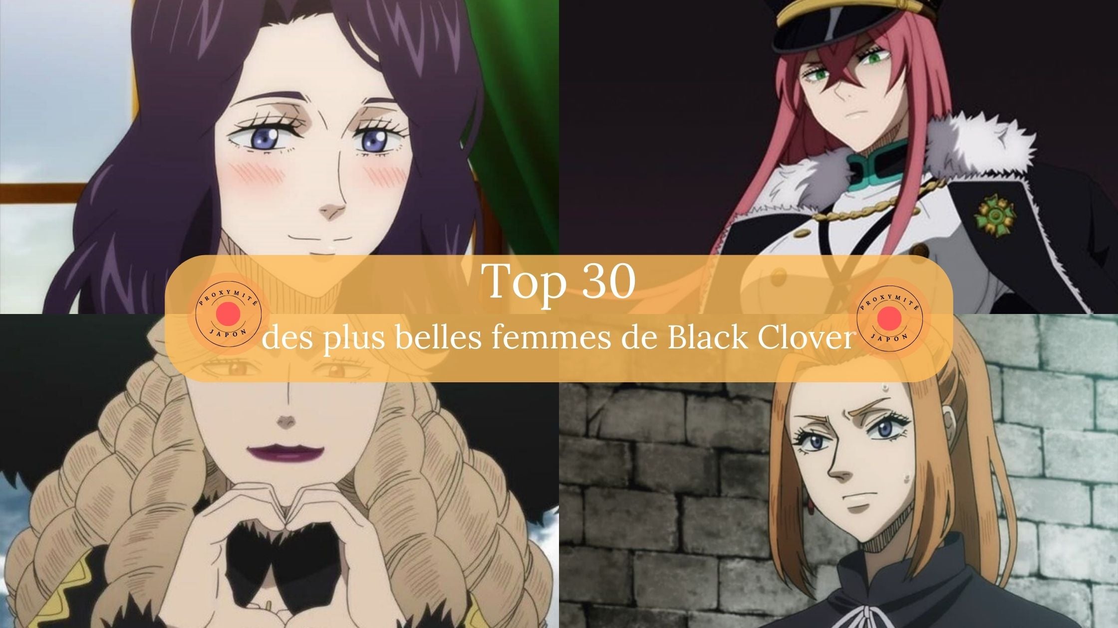 Top 30 most beautiful women in Black Clover – Proxymite Japon