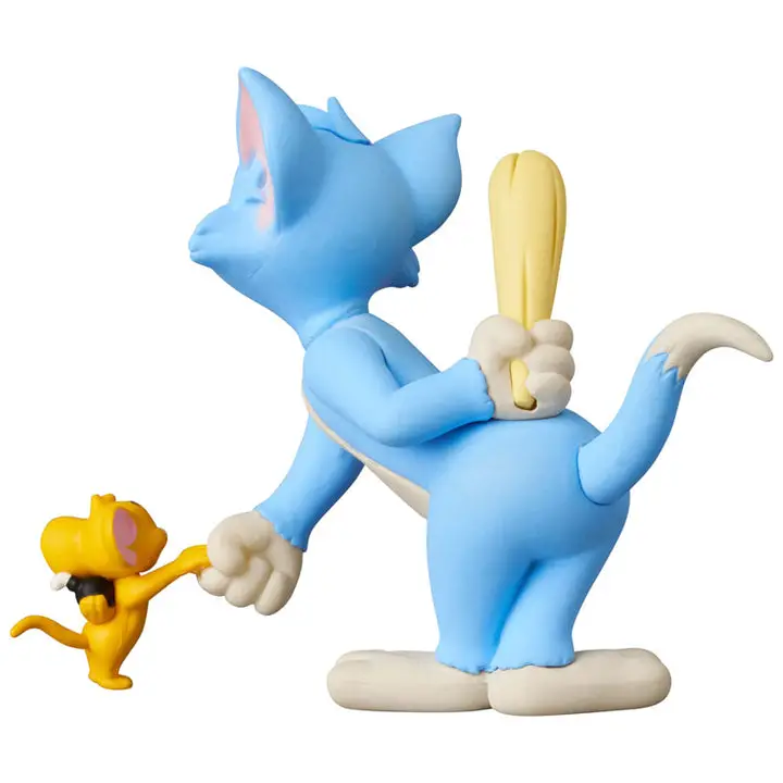 Ultra Detail Figure UDF TOM AND JERRY Classic Color Ver. TOM w/ CLUB and JERRY w/ BOMB