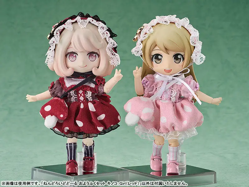 Nendoroid Doll Outfit Set: Mushroom - Girl (Red)