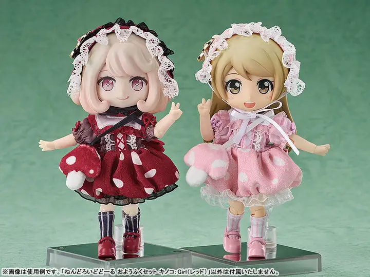 Nendoroid Doll Outfit Set: Mushroom - Girl (Red)