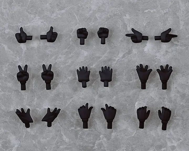 Nendoroid Doll Hand Parts Set Gloves Ver. (Black)