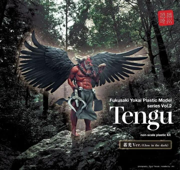 Fukusaki Youkai Plastic Model "Tengu" Glow-in-the-Dark ver.