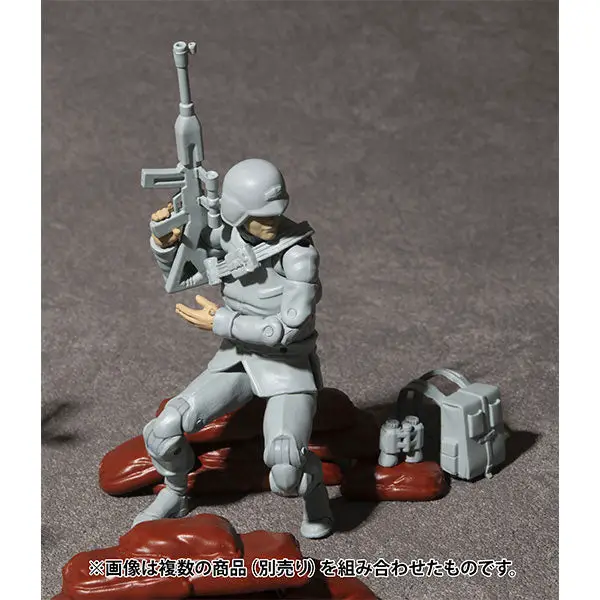 G.M.G. PROFESSIONAL Mobile Suit Gundam E.F.F. Normal Soldier 02 1/18 Posable Figure