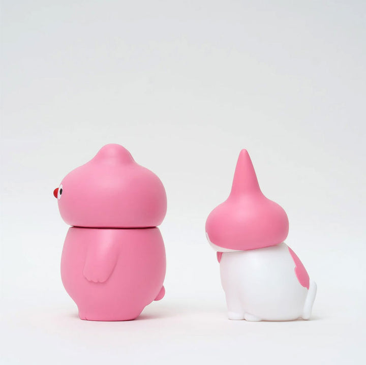 HIDAKA NAOTO MU&SHU PINK x WHITE Soft Vinyl Figure