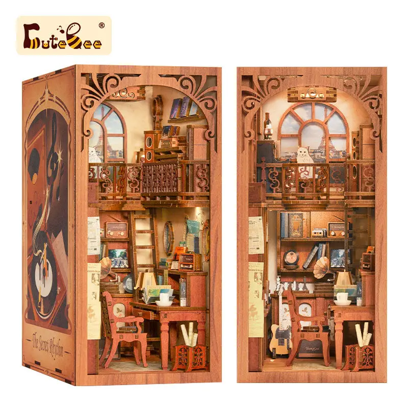 Miniature Doll House The Secret Rhythm Wooden Handmade Kit