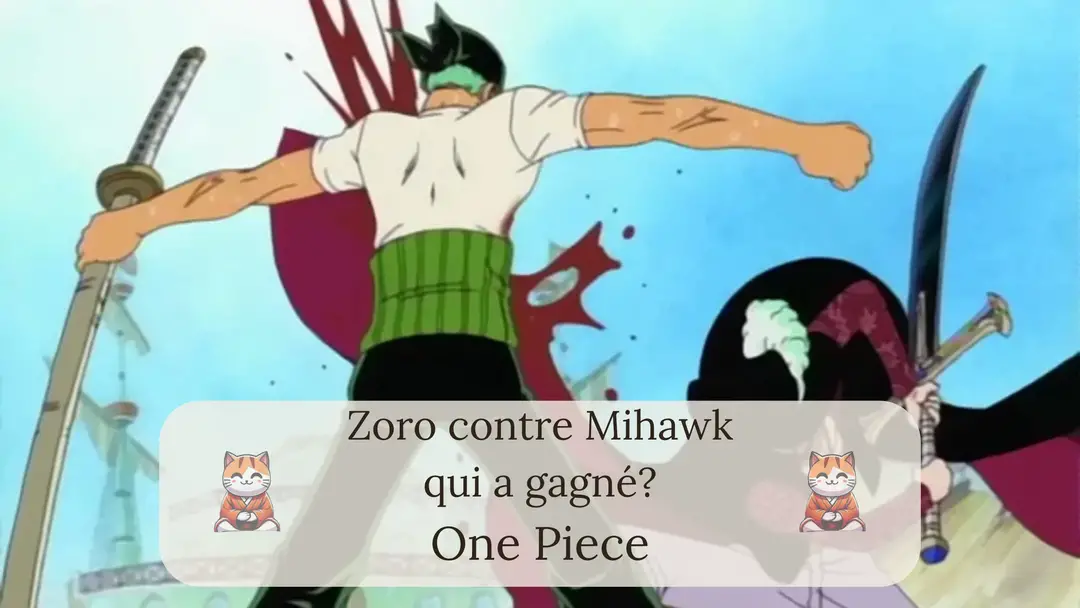 Zoro contre Mihawk : qui a gagné le combat ?