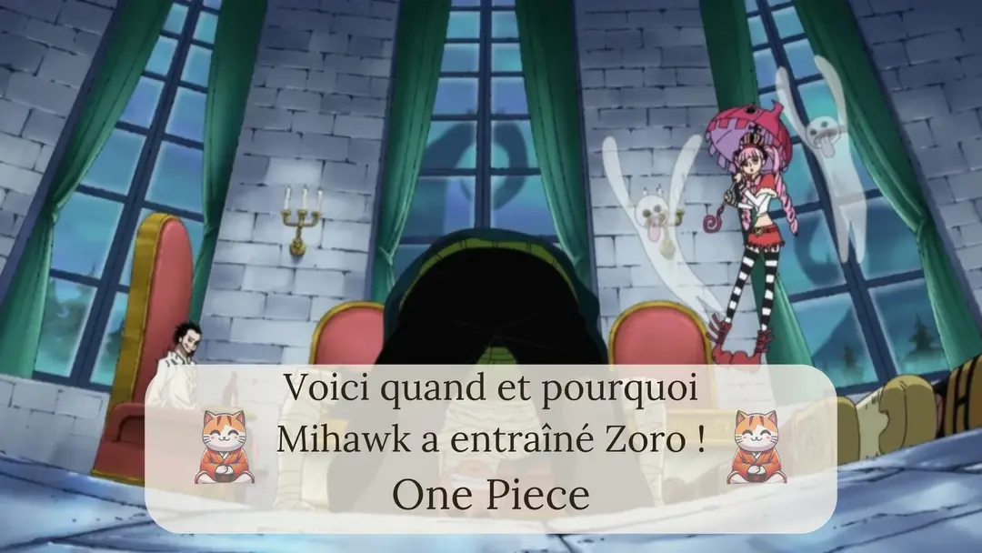 Voici quand et pourquoi Mihawk a entraîné Zoro !