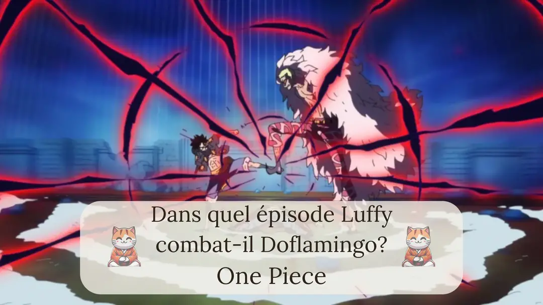 Dans quel épisode Luffy combat-il Doflamingo?