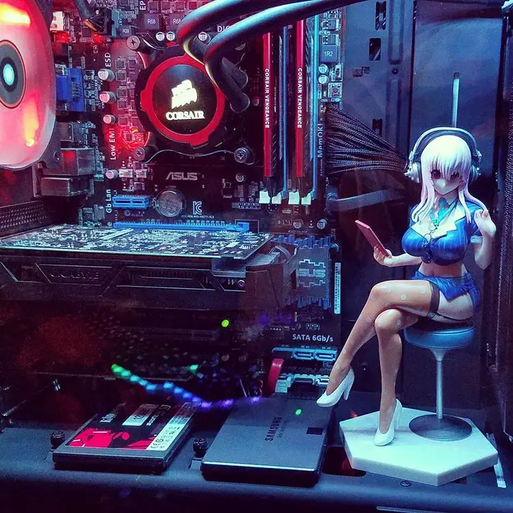 Devriez-vous mettre des figurines d'anime dans votre boîtier de PC ?