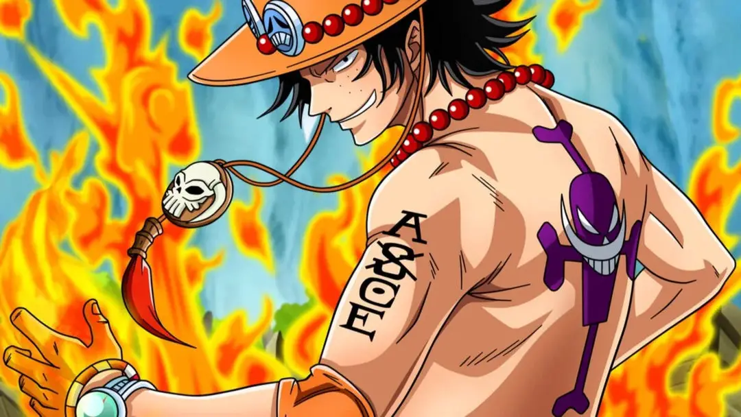 One Piece : Signification du tatouage d'Ace « ASCE » expliqué