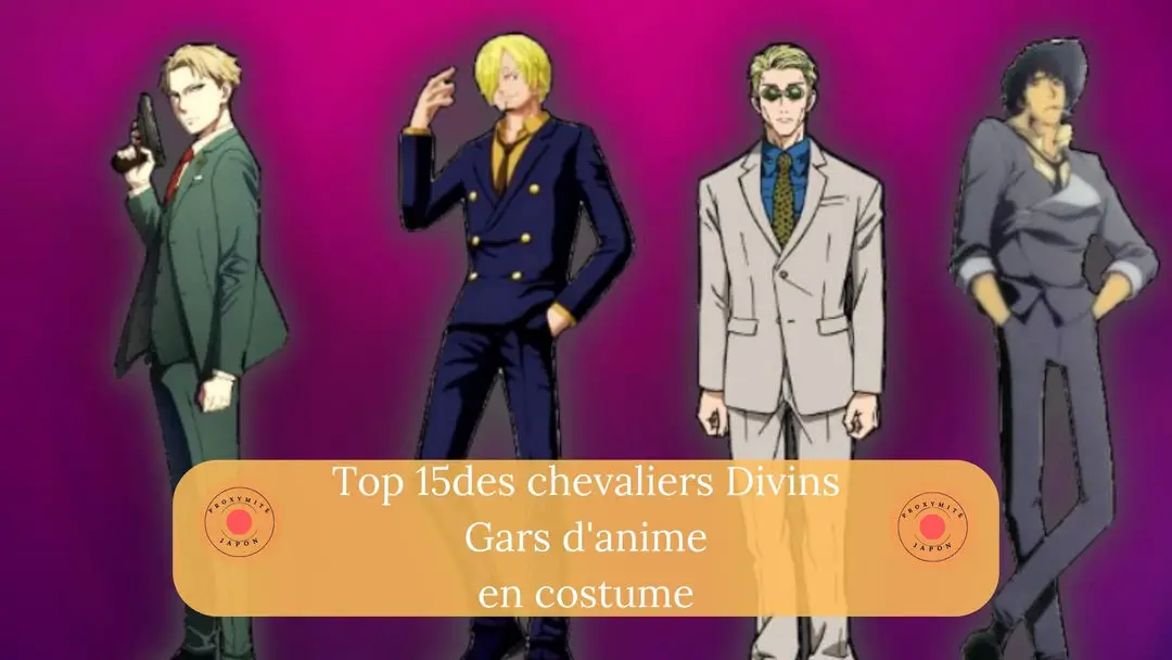 Top 15 des gars d'anime les plus chauds avec un costume