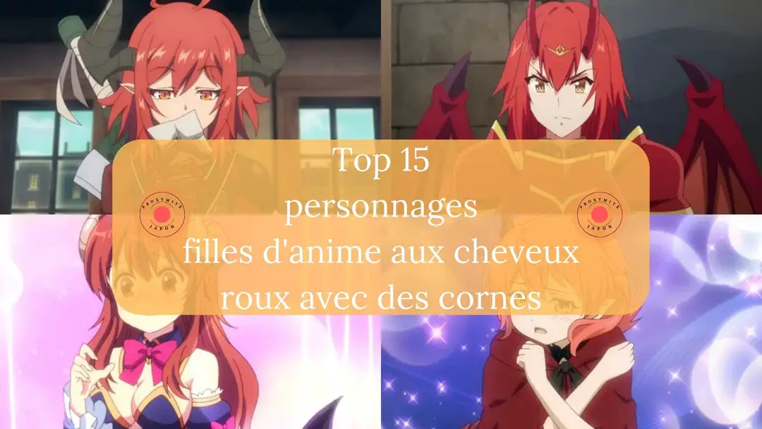 15 meilleures filles d'anime aux cheveux roux avec des cornes