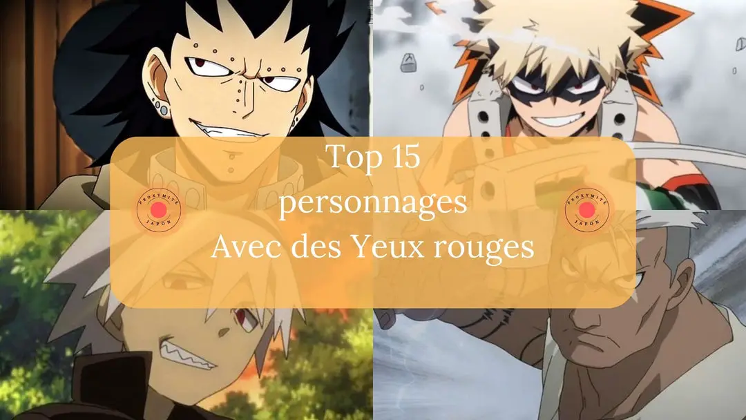 15 gars d'anime les plus chauds aux yeux rouges