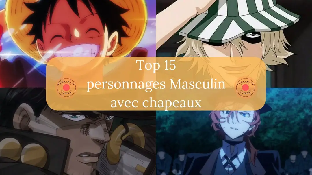 15 meilleurs gars d’anime avec des chapeaux