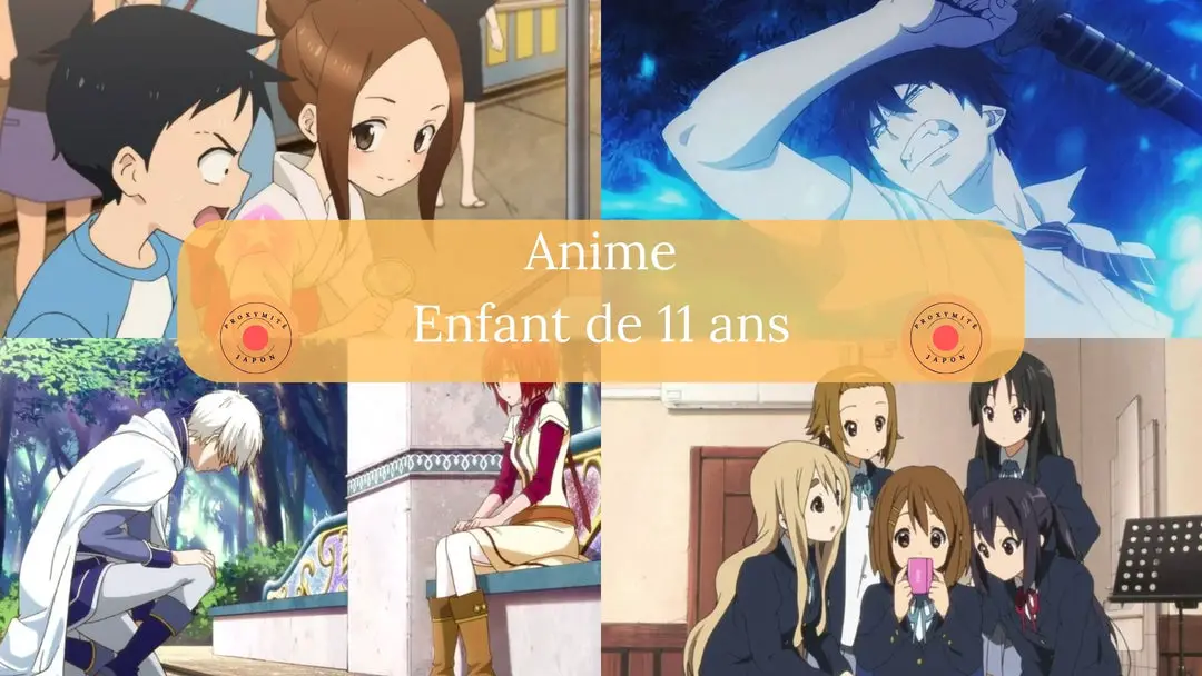 Quels anime sont bons pour les enfants de 11 ans ?