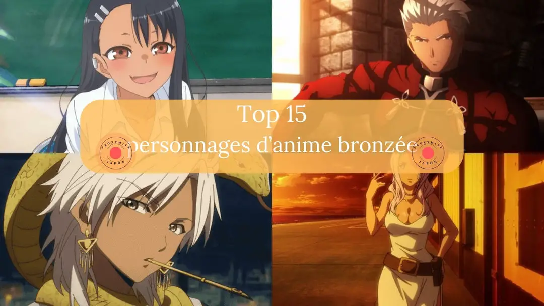 Liste de 15 personnages d’anime à la peau bronzée