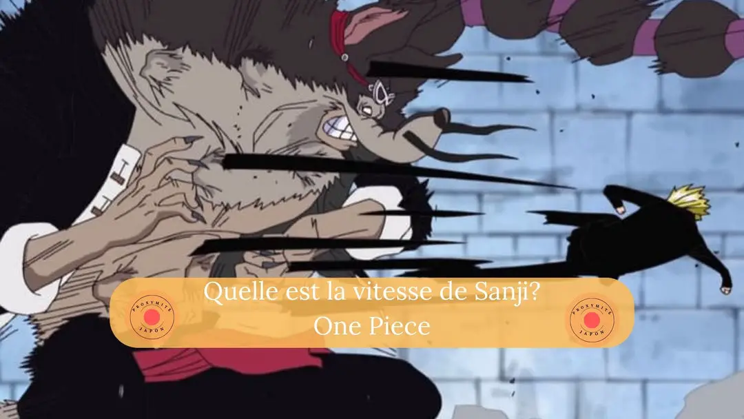 Quelle est la vitesse de Sanji dans One Piece ?