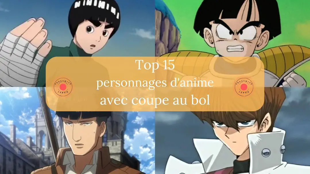 15 personnages d'anime célèbres avec coupe au bol