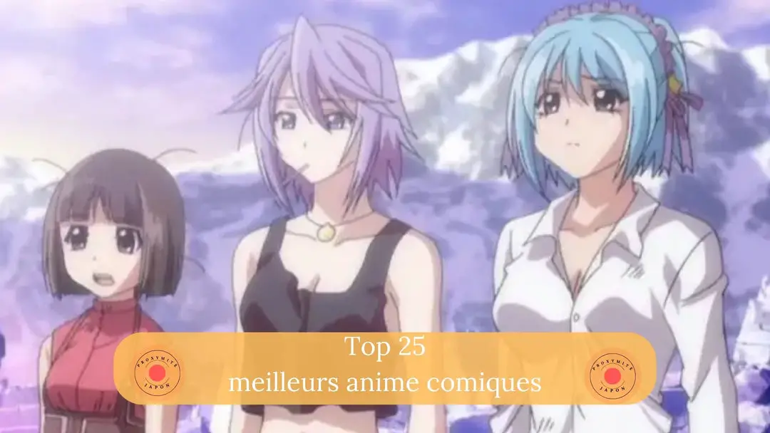 Top 25 des meilleurs anime comiques