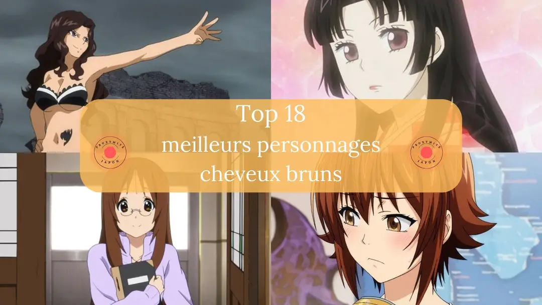 18+ filles d'anime les plus chaudes aux cheveux bruns