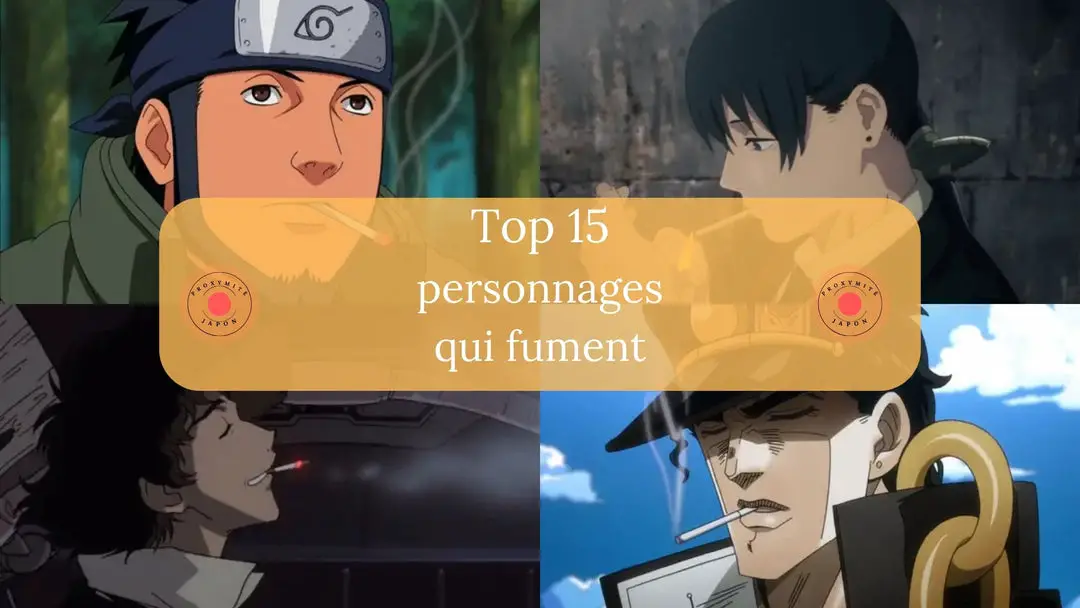 15 personnages d'anime qui fument