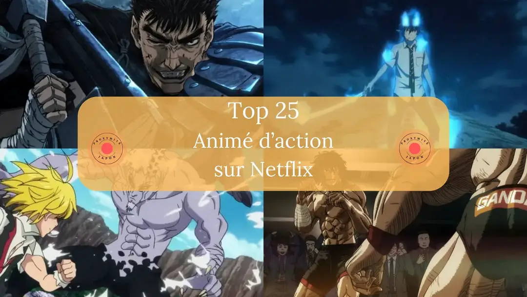 Classement des 25 meilleurs anime d’action sur Netflix