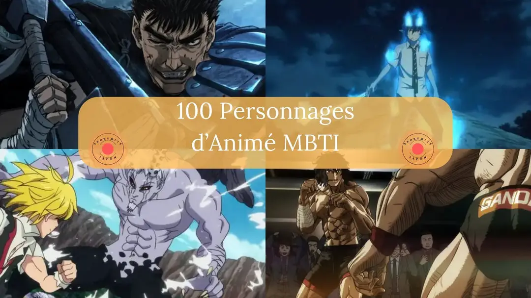 100 personnages d’anime MBTI