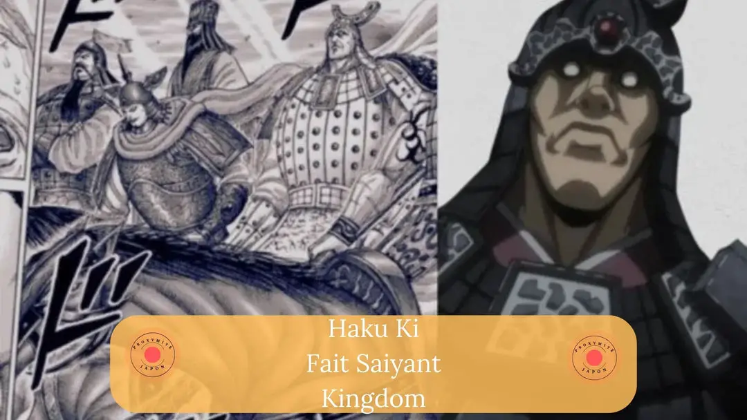Haku Ki dans Kingdom : le chef des six grands généraux