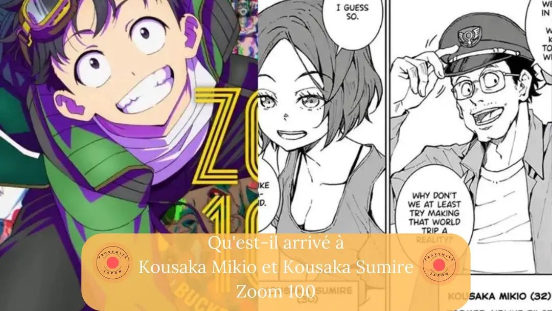 Qu'est-il arrivé à Kousaka Mikio et Kousaka Sumire dans Zom 100 ?