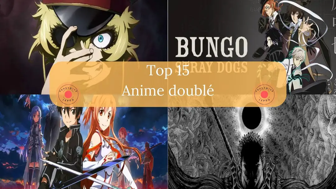 Top 15 des meilleurs anime doublés sur Crunchyroll