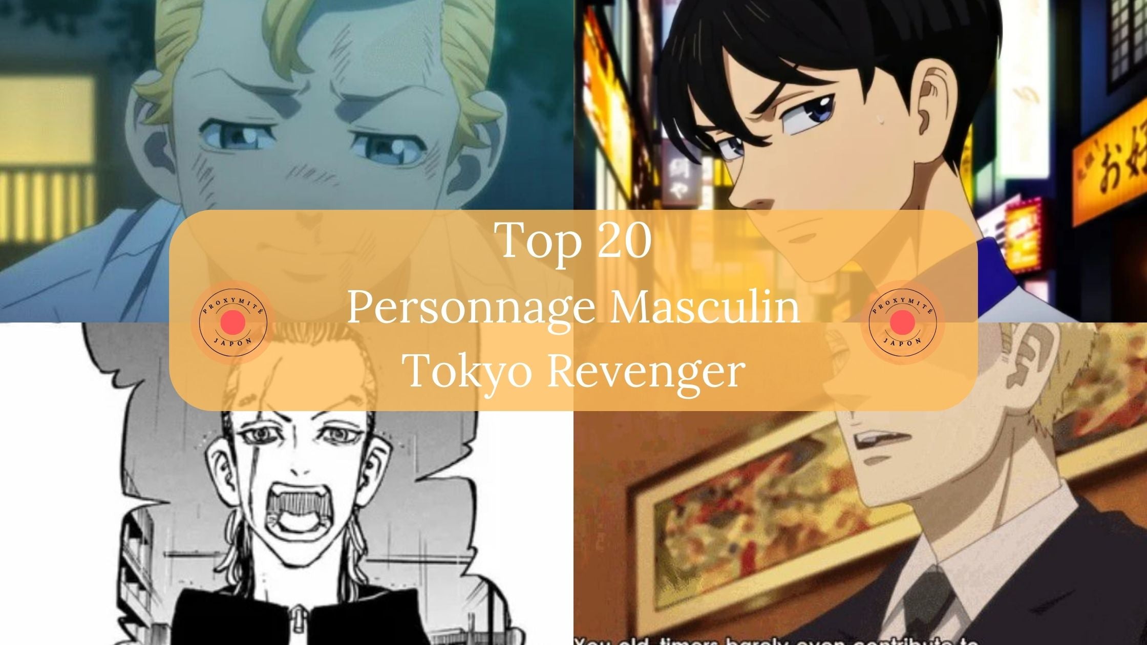 Top 20 des personnages masculins les plus chauds de Tokyo Revengers 2024