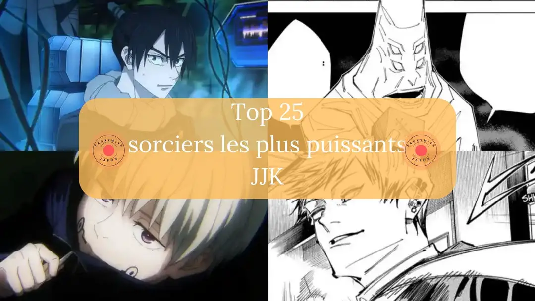 Top 25 des sorciers les plus puissants de Jujutsu Kaisen