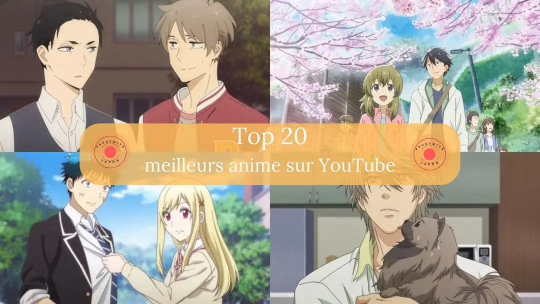 Classement des 20 meilleurs anime sur YouTube