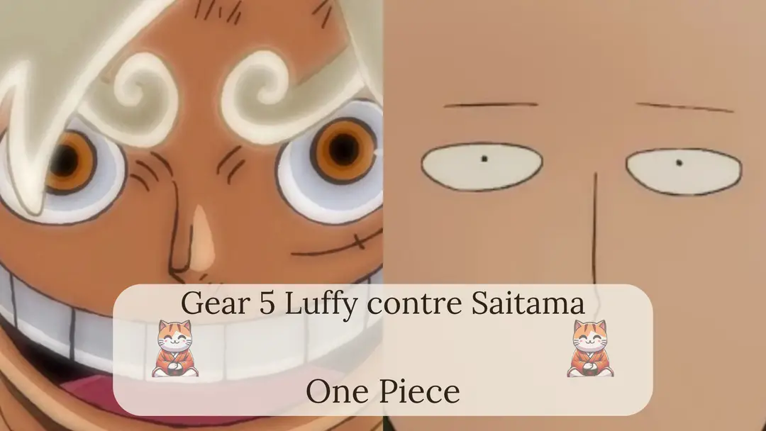 Gear 5 Luffy contre Saitama