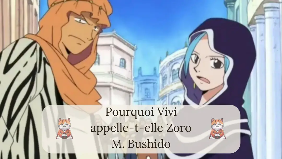 Pourquoi Vivi appelle-t-elle Zoro M. Bushido