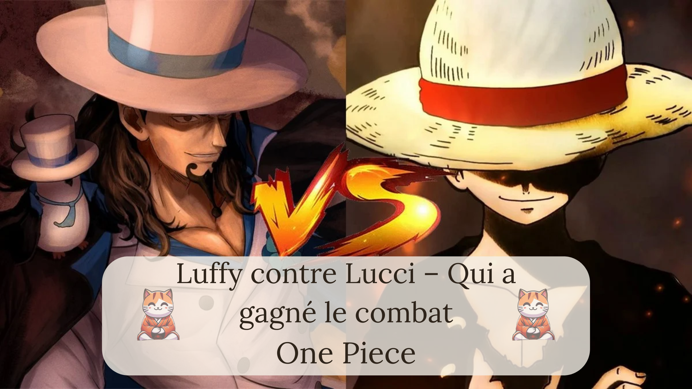 Luffy contre Lucci – Qui a gagné le combat