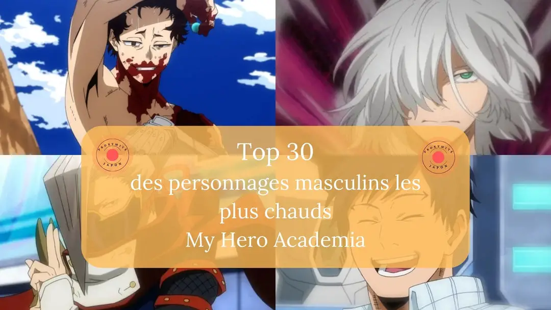 Top 30 des personnages masculins les plus chauds de My Hero Academia