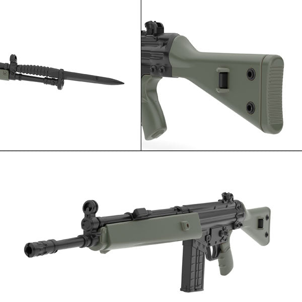 Little Armory [LA082] G3A3Type 1/12 Plastic Model