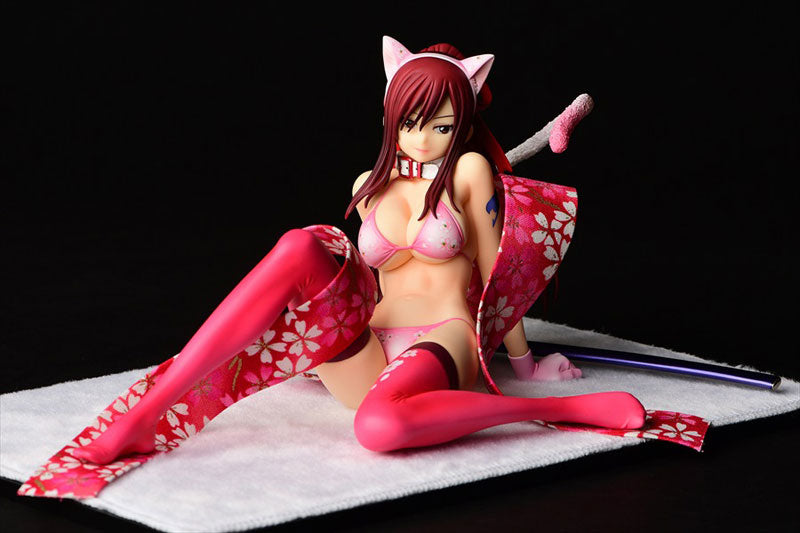 FAIRY TAIL Erza Scarlet Cherry Blossom Cat Gravure_Style 1/6
