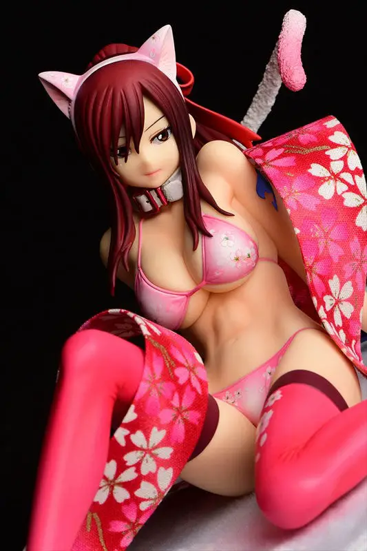 FAIRY TAIL Erza Scarlet Cherry Blossom Cat Gravure_Style 1/6