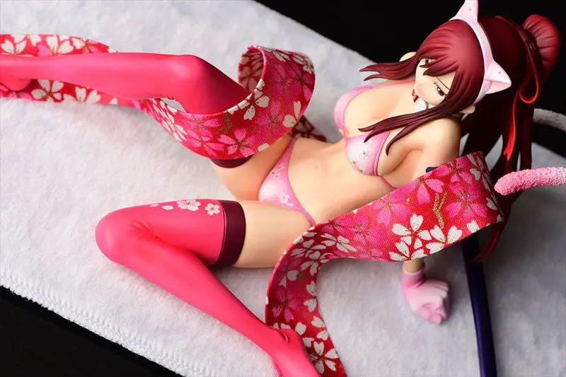 FAIRY TAIL Erza Scarlet Cherry Blossom Cat Gravure_Style 1/6