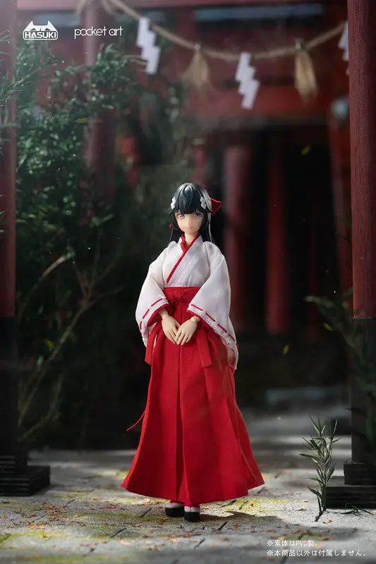 pocket art Series PA005 Exorcism Shrine Maiden Tsubaki 1/12 Complete Model Action Figure