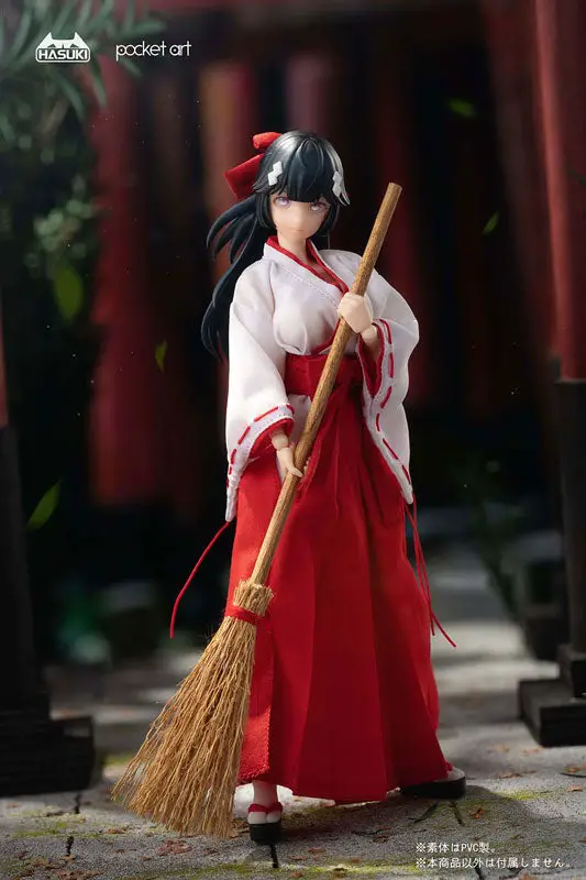 pocket art Series PA005 Exorcism Shrine Maiden Tsubaki 1/12 Complete Model Action Figure