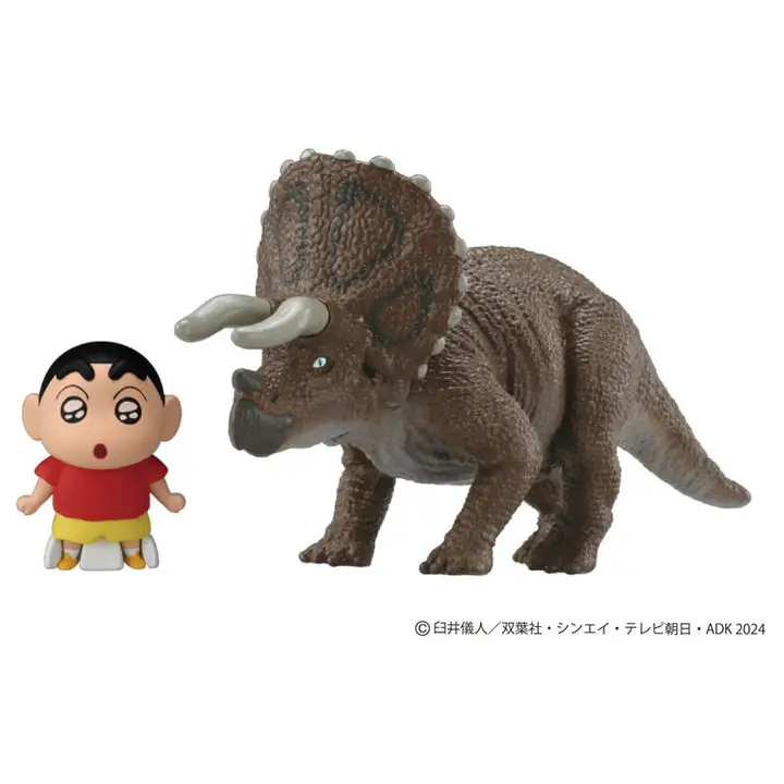 Ania "Movie Crayon Shin-chan: Our Dinosaur Diary" Shin-chan & Triceratops