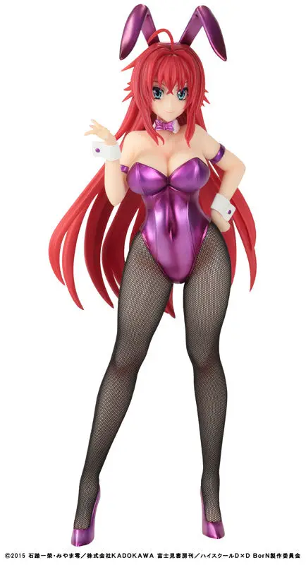 High School D x D BorN Rias Gremory Purple Bunny ver. 1/6