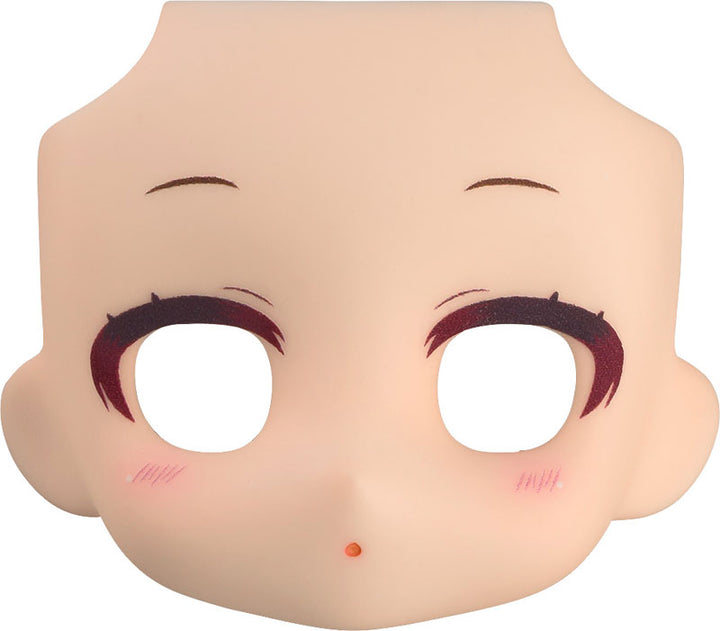 Nendoroid Doll Customizable Face PNarrowed Eyes: With Makeup (Cream)