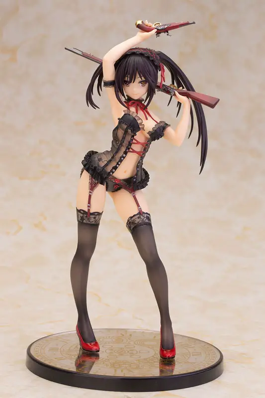 Date A Live Kurumi Tokisaki Lingerie Ver. Black color 1/7