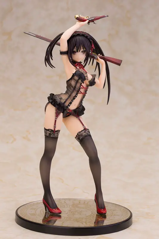 Date A Live Kurumi Tokisaki Lingerie Ver. Black color 1/7